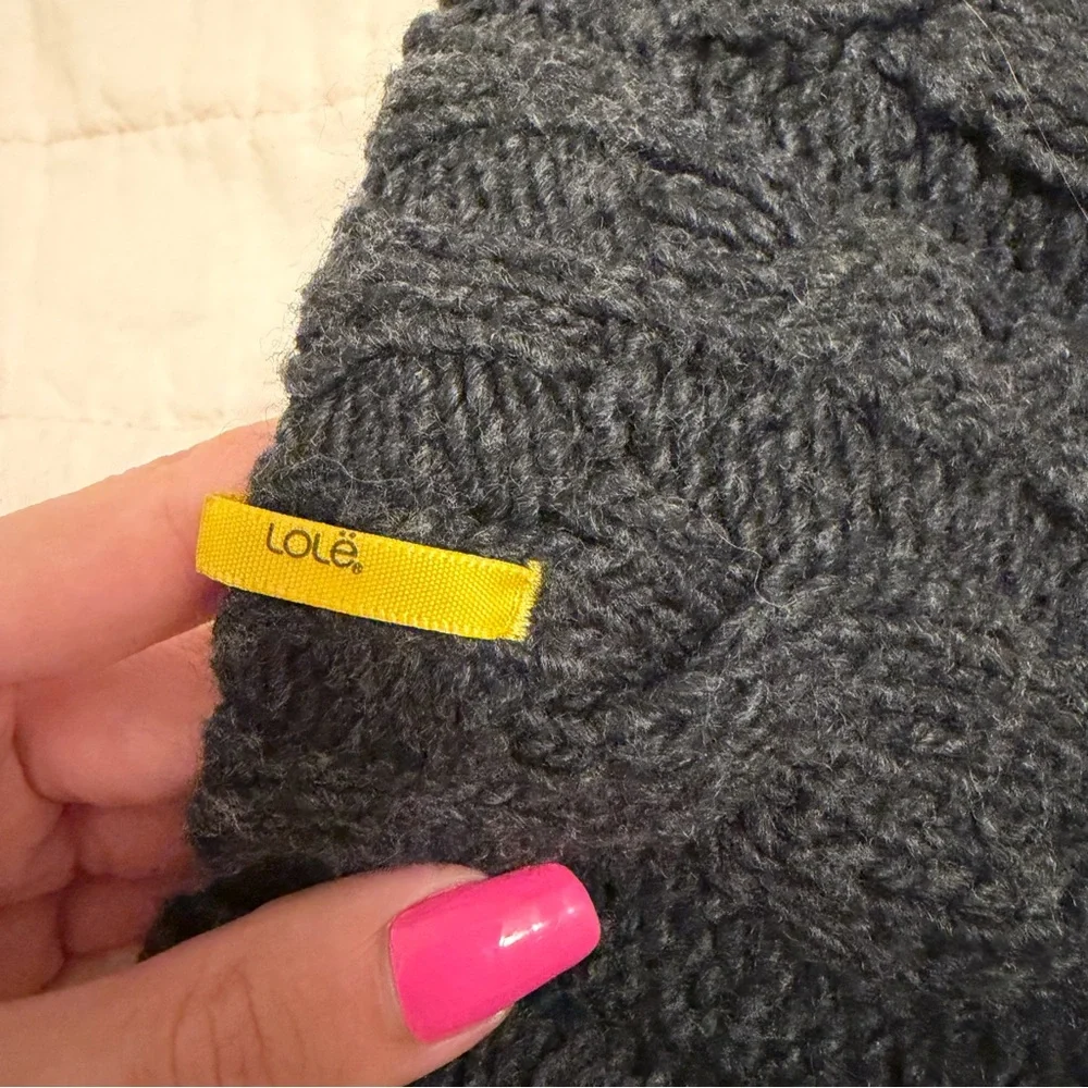 Lole Grey Knit Infinity Scarf - Picture 9 of 14
